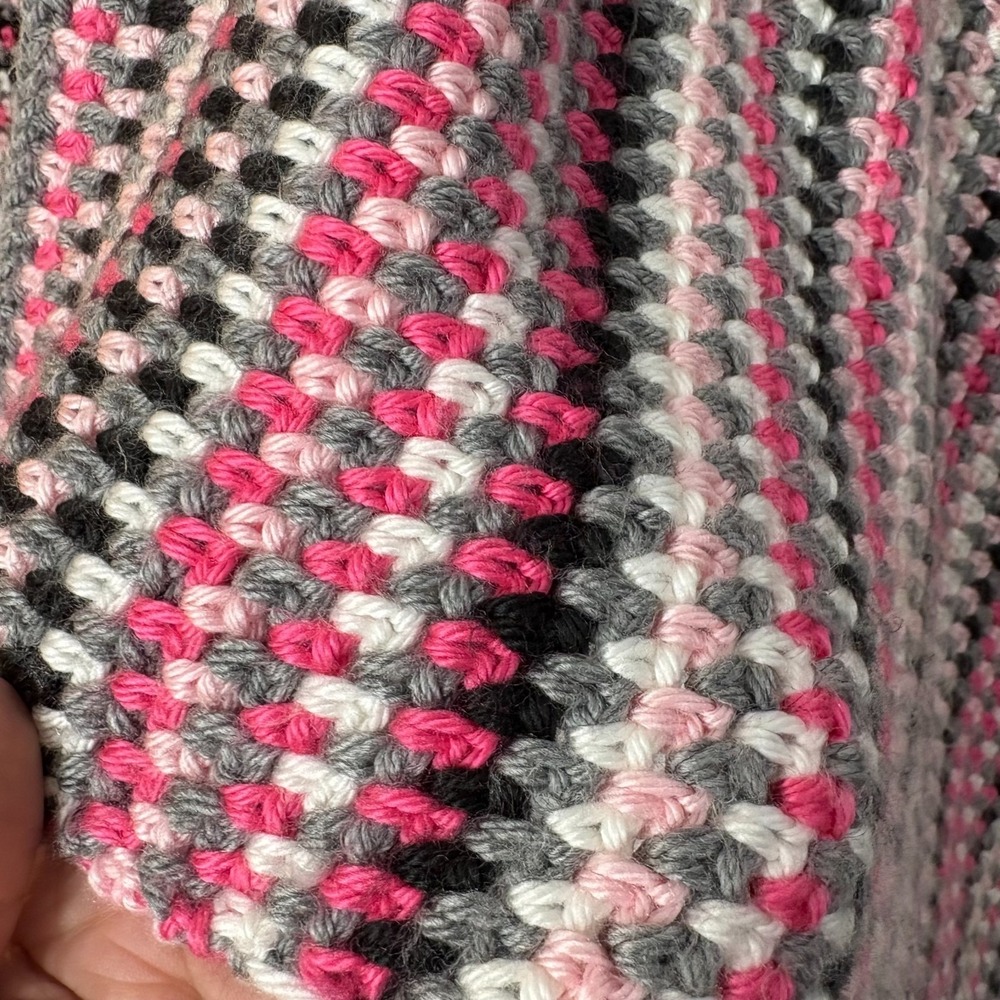 Handmade Crochet Cape Cardigan Medium Indie Boho Hippie Festival Folk Cottage - Picture 4 of 11